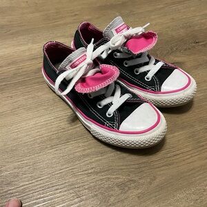 Converse Kids Sneakers Black and Pink